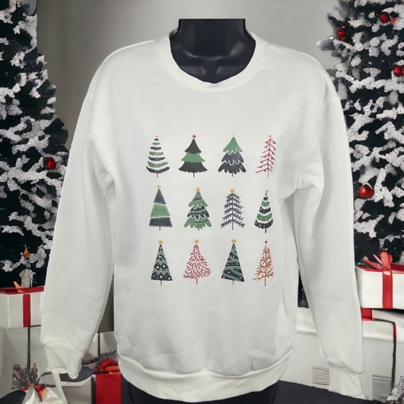 Christmas Tree Sweatshirt - Picture 2 of 5